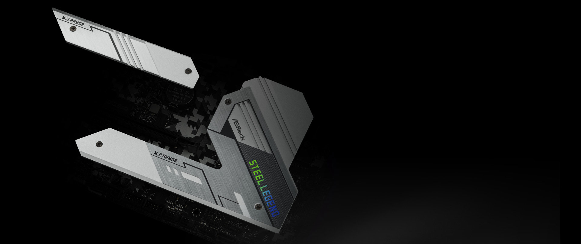 M.2 x 2 (Full Coverage PCIe Gen3 x4 & SATA3 )